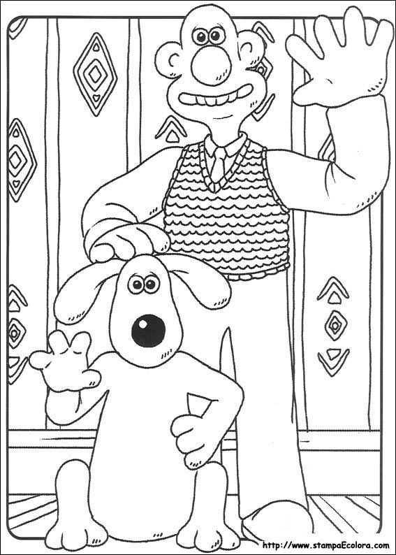 Disegni Wallace e Gromit